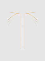 Chain Draped Side Thong Gold