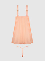 House of Desire Yvone Shimmer Mesh Babydoll & G-string Set Peach Please