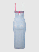 House of Desire Yvone Lace Plunge Push Up Gown