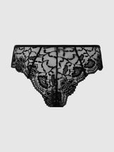 House of Desire Gigi Stretch Lace Keyhole Tanga Black