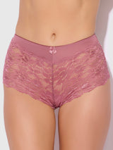 House of Desire Caitlin Lace & Micro High Waist Cheeky Rose Pink
