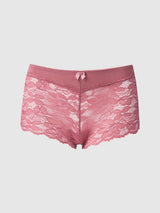 House of Desire Caitlin Lace & Micro High Waist Cheeky Rose Pink