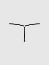 House of Desire Queen Victoria Lace Drop Off Tie Side G-string Black