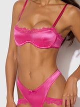 House of Desire Issadora Oilslick & Lace Push Up & Strappy Back Tanga