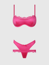 House of Desire Issadora Oilslick & Lace Push Up & Strappy Back Tanga