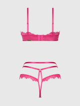 House of Desire Issadora Oilslick & Lace Push Up & Strappy Back Tanga