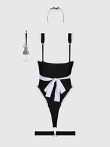 House of Desire Maid Teddy, Apron, Headpiece & Duster Costume