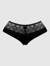 House of Desire Vera Wide Lace Band & Micro Hipster Black
