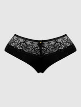 House of Desire Queen Vera Wide Lace Band & Micro Hipster Black