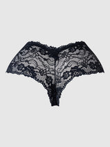 House of Desire Caitlin Floral Lace Cheeky Dark Sea