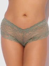 House of Desire Queen Caitlin Floral Lace Cheeky Sage