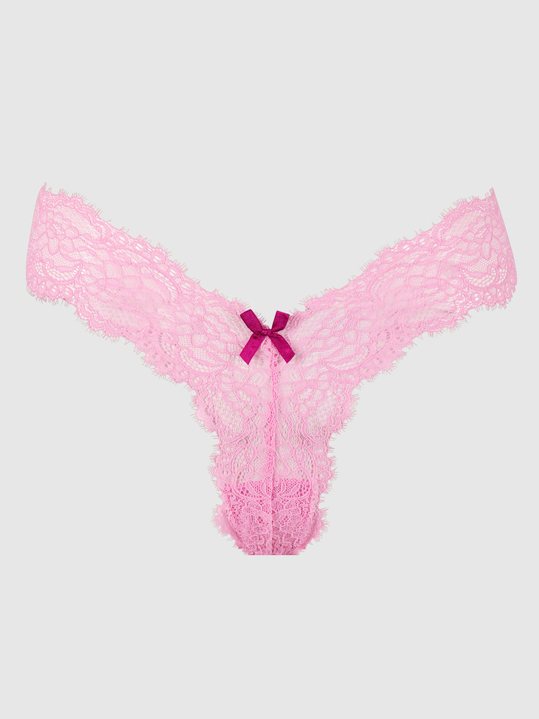 House of Desire Lana Lace V-thong Bubblegum Pink