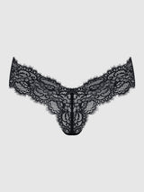 House of Desire Queen Lana Lace V-thong Black