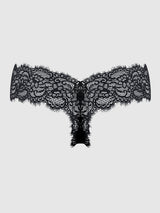 House of Desire Lana Lace V-thong Black