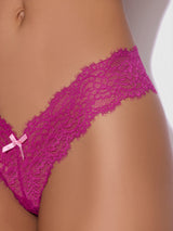 House of Desire Queen Lana Lace V-thong Rasberry