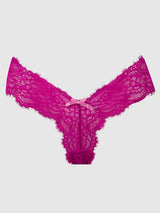 House of Desire Lana Lace V-thong Rasberry