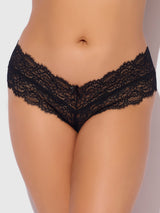 House of Desire Queen Lana Lace V Front G-string Black