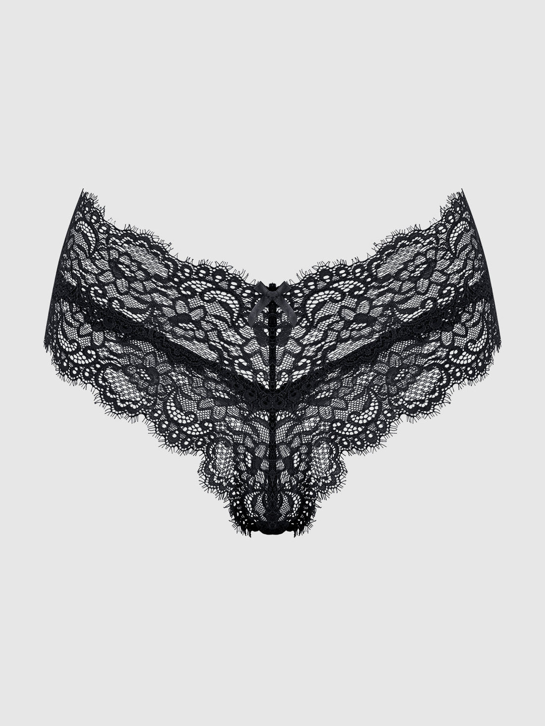 House of Desire Lana Lace V Front G-string Black