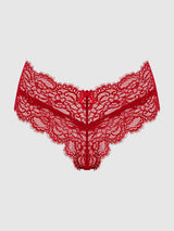 House of Desire Lana Lace V Front G-string Crimson Red