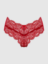House of Desire Queen Lana Lace V Front G-string Crimson Red