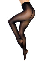 Kixies Hosiery Strong & Silky Black Tights Pantyhose Black