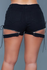 BeWicked Nowhere to Run Shorts Black