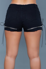 BeWicked Nowhere to Run Shorts Black