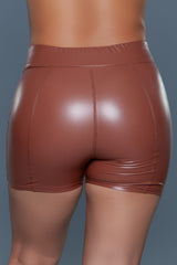 BeWicked A Lot to Love Shorts Brown