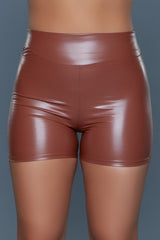 BeWicked A Lot to Love Shorts Brown