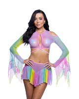 J. Valentine Flow Top & Skirt Set