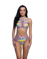 J. Valentine Lace-up Top