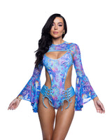 J. Valentine Bell-Sleeve Shrug Butterfly Mushroom