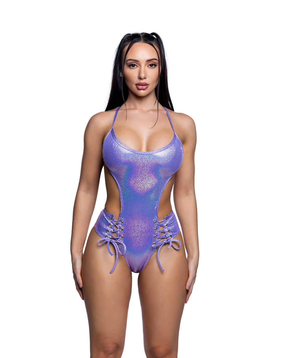 J. Valentine Lace-up Bodysuit
