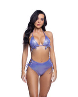 J. Valentine Lace-up Top & High-Waist Short Set
