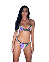 J. Valentine Reflective Ring Bikini Set
