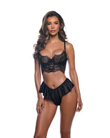 Roma Confidential Queen Plus Haute Night Bra Set Black