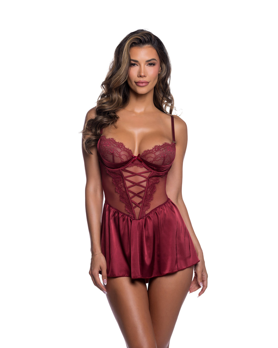 Roma Confidential Haute Night Babydoll Wine
