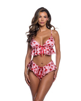 Roma Confidential Cupid Heart Short Set Pink/Red