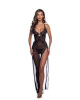 Roma Confidential Sheer Desire Long Slip Black