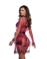 Roma Confidential Ruby Robe Wine/Black