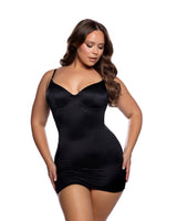 Roma Confidential Queen Plus Slip Into It Slip Black