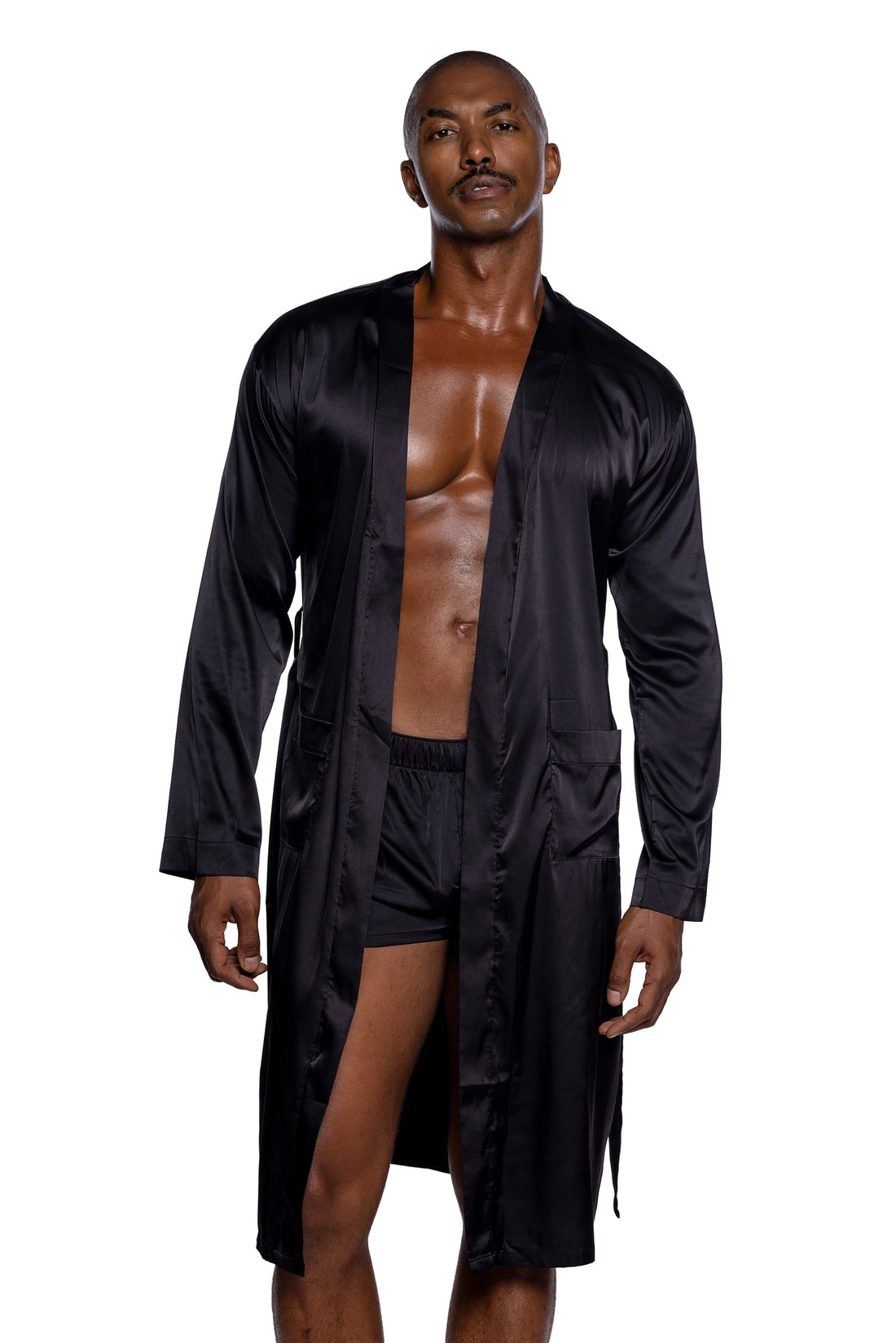Roma Confidential Men's Essentials Robe Black