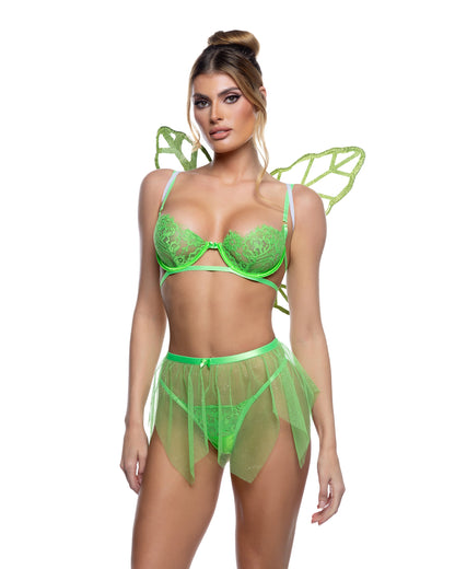 Roma Confidential Happy Thoughts Pixie Bra Set Roma Confidential Green