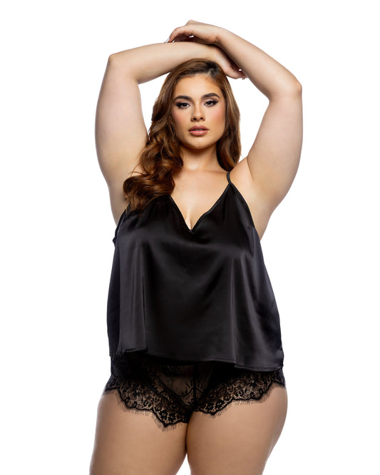 Roma Confidential Queen Sweet Dreams Cami Lounge Set Black