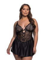 Roma Confidential Paradise Dream Babydoll Set Black