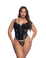 Roma Confidential Essentials Lace Corset Black