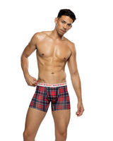Roma Confidential Naughty & Nice Boxer Briefs Modal Knit Plaid