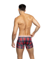 Roma Confidential Naughty & Nice Boxer Briefs Modal Knit Plaid