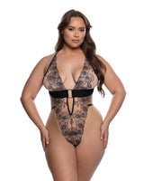 Roma Confidential Orchid Blossom Teddy Black Embroidered Tulle