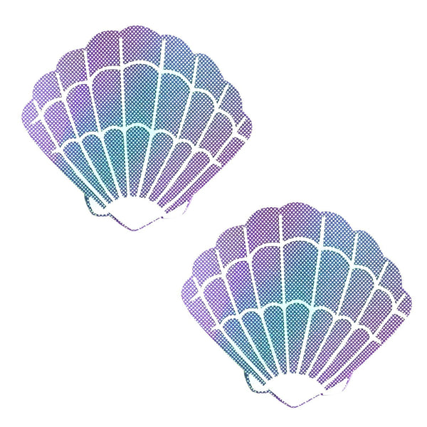 Neva Nude Lustful Mermaid Shell Pasties - Lilac
